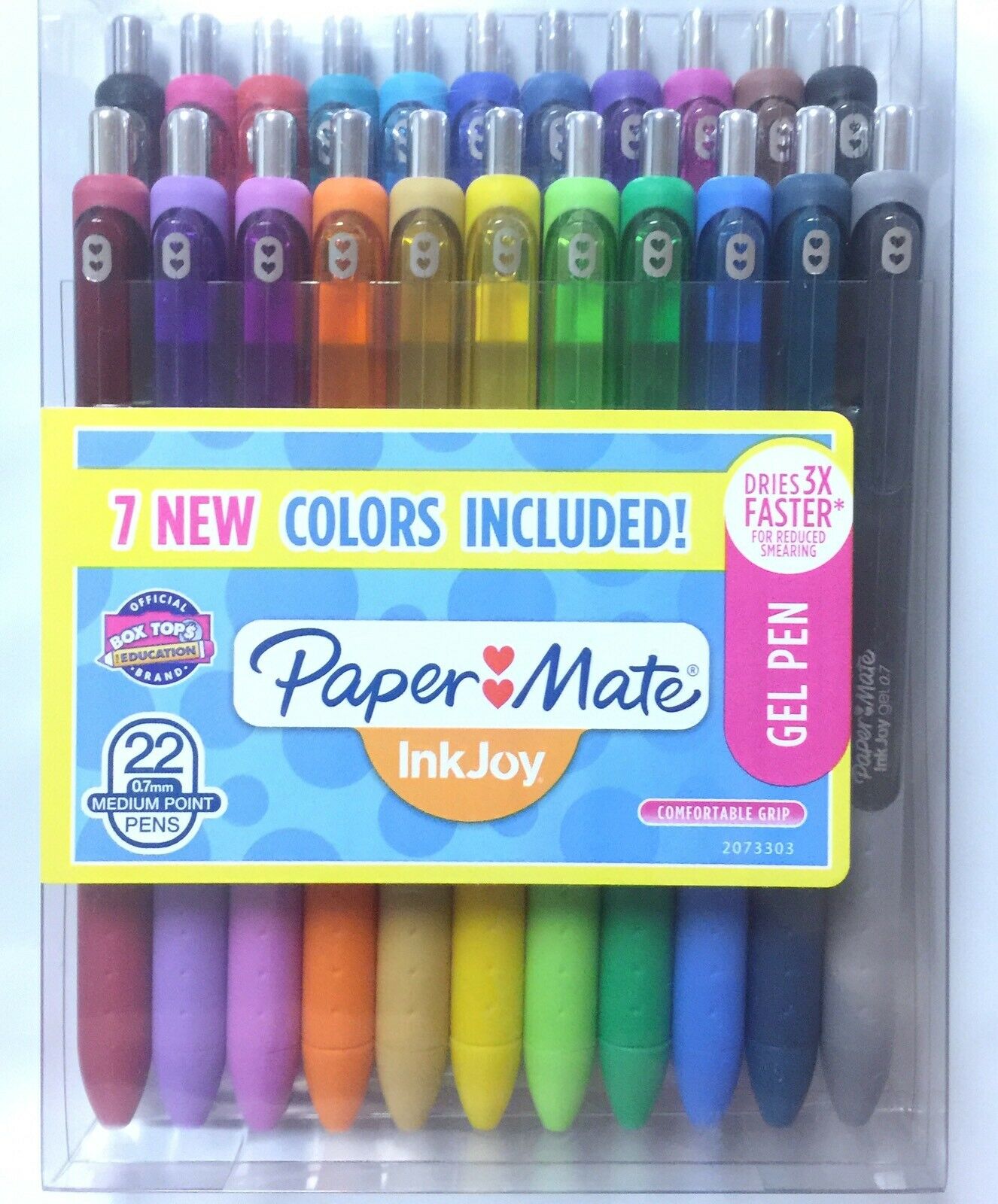 Paper Mate Inkjoy Assorted 0.7 Mm Medium Point Ink Gel Pens, 22-pk (2073303)